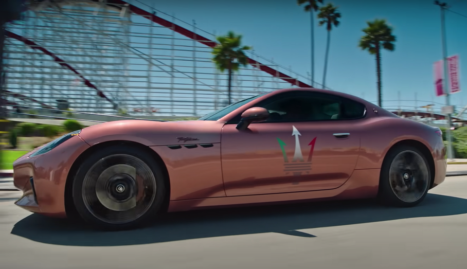Maserati показала электромобиль Gran Turismo Folgore в движении