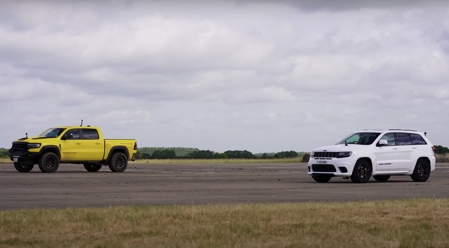 1000-сильный Mammoth устроил гонку с 717-сильным Trackhawk