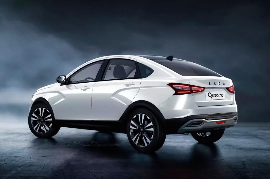 Появились изображения кроссовера на базе Lada Vesta