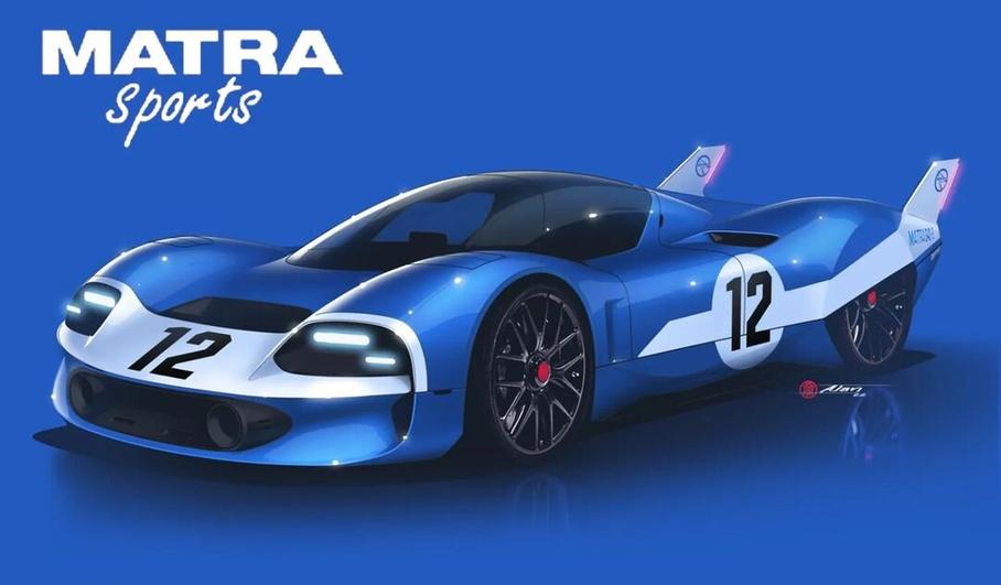 Дизайнер показал, каким бы мог быть возрождённый суперкар Matra