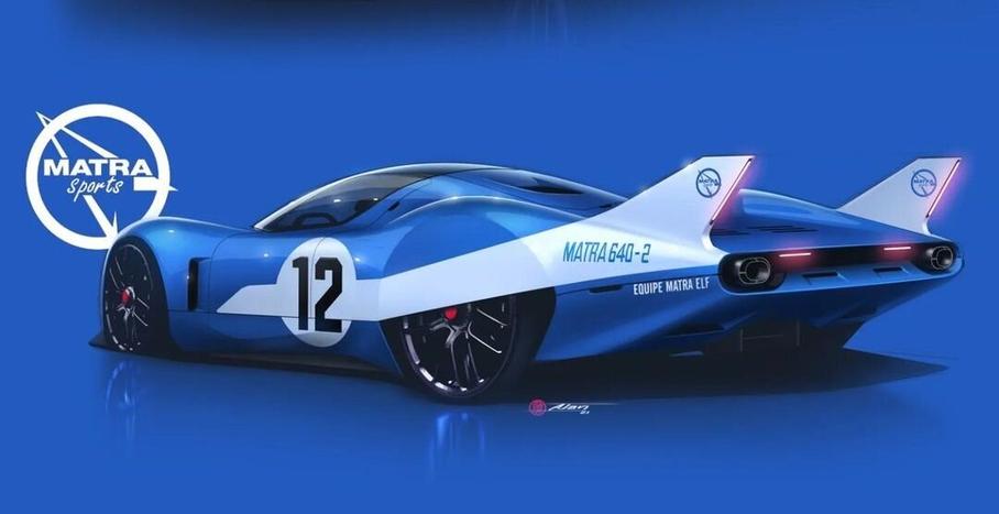 Дизайнер показал, каким бы мог быть возрождённый суперкар Matra