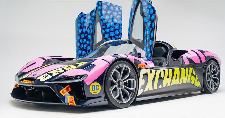 Nio превратила электрогиперкар EP9 в арт-кар