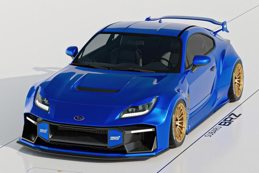 Посмотрите, каким бы мог быть новый Subaru BRZ STi