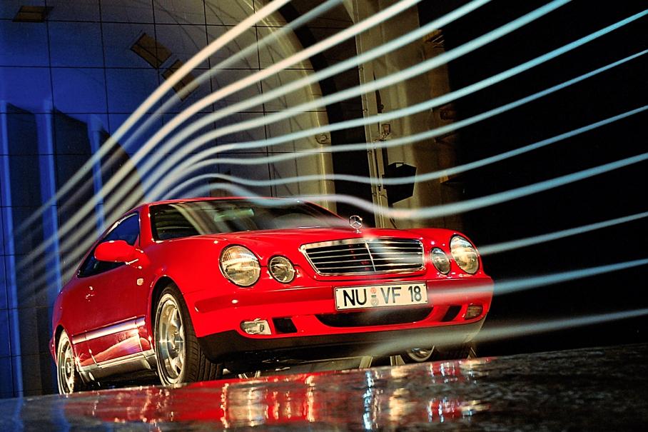 Предсерийный CLK в аэродинамической трубе