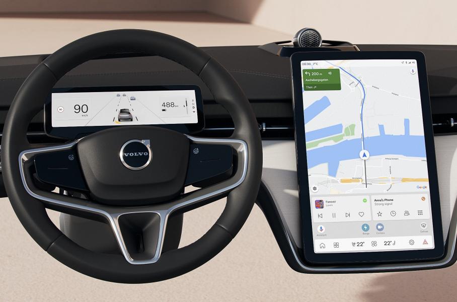 Салон электрического Volvo EX90: новые фотографии