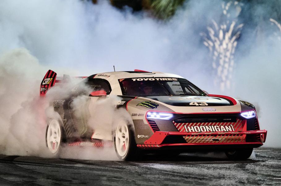 Видео: Кен Блок, электрическая Audi S1 и новая «Джимхана»