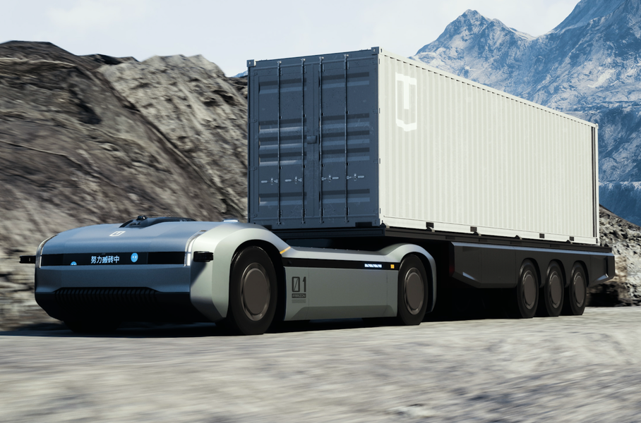 Geely показала беспилотный тягач и модульный «супервэн»