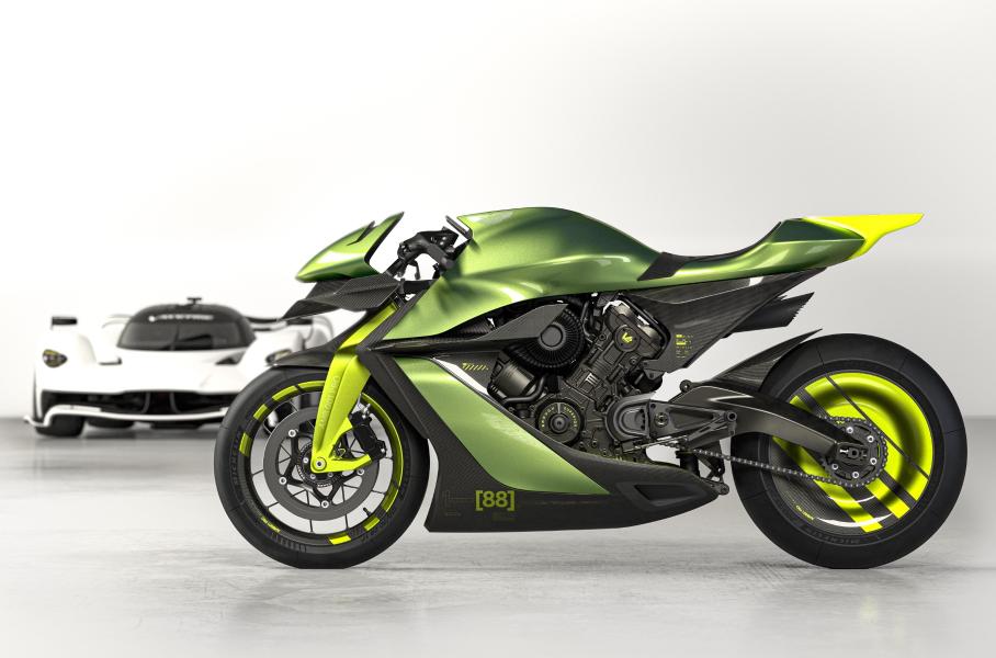 Aston Martin выпустил мотоцикл с удельной мощностью болида Формулы-1