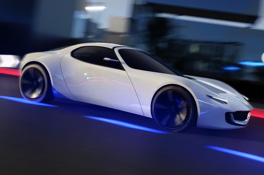 Mazda показала первые изображения нового спорткара