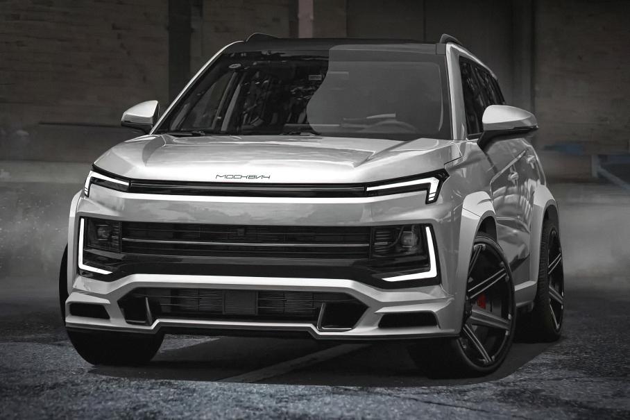 Неофициальный рендер «Москвича» D3 Turbo