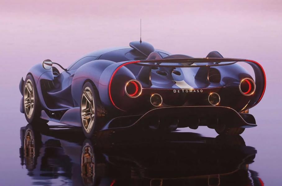 Представлен 900-сильный гиперкар De Tomaso P900