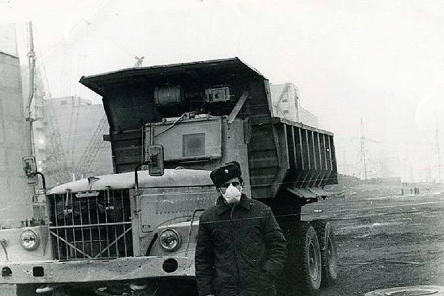 «Радиоактивный» КрАЗ из Чернобыля
