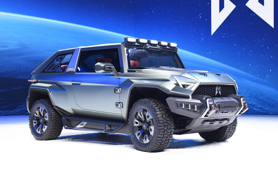 Раскрыта внешность «китайского Hummer EV» от Dongfeng