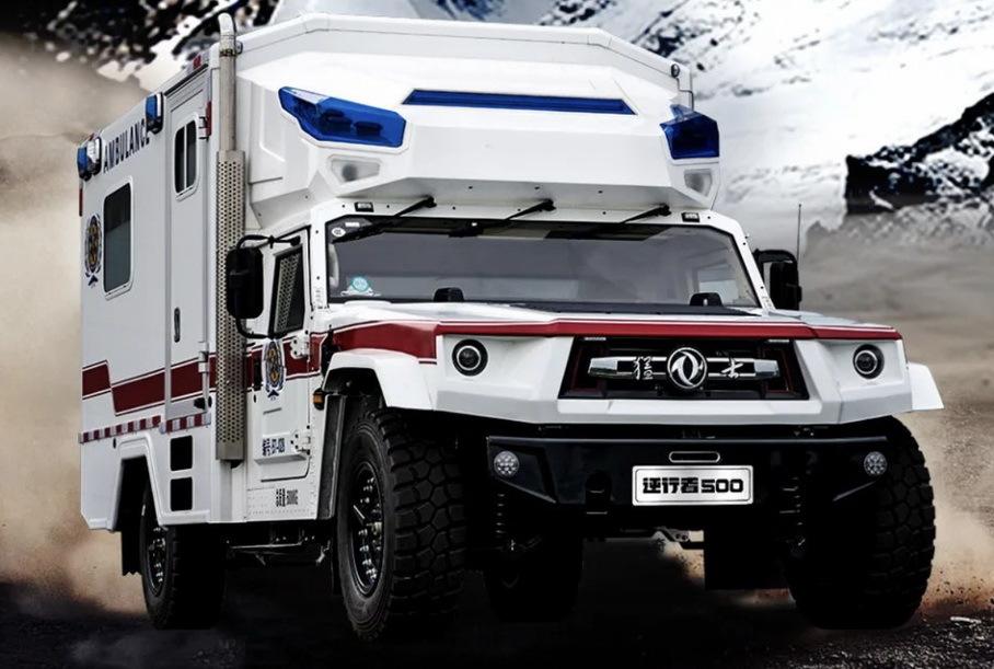 Представлена хардкорная скорая помощь на шасси китайского Hummer