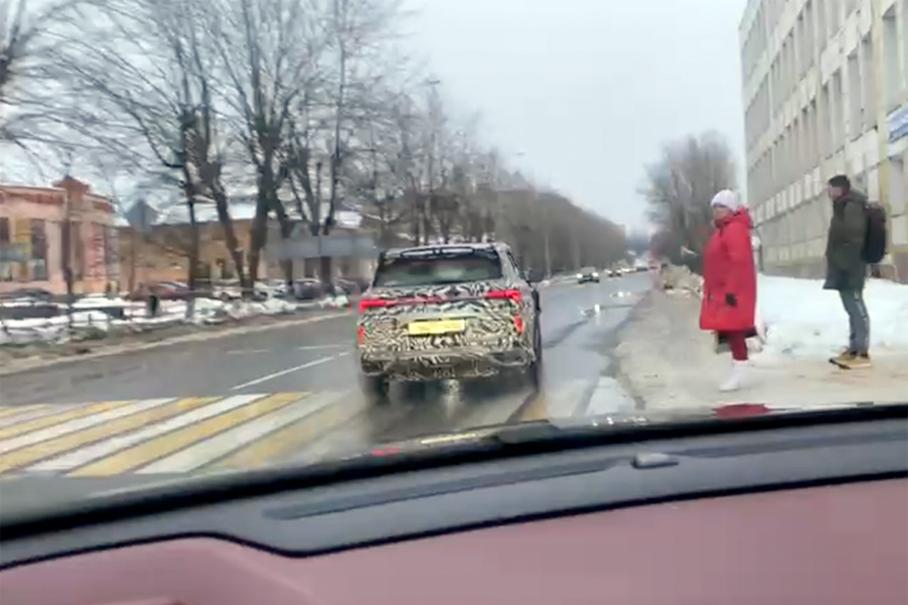 Geely Coolray нового поколения сняли на видео в Москве