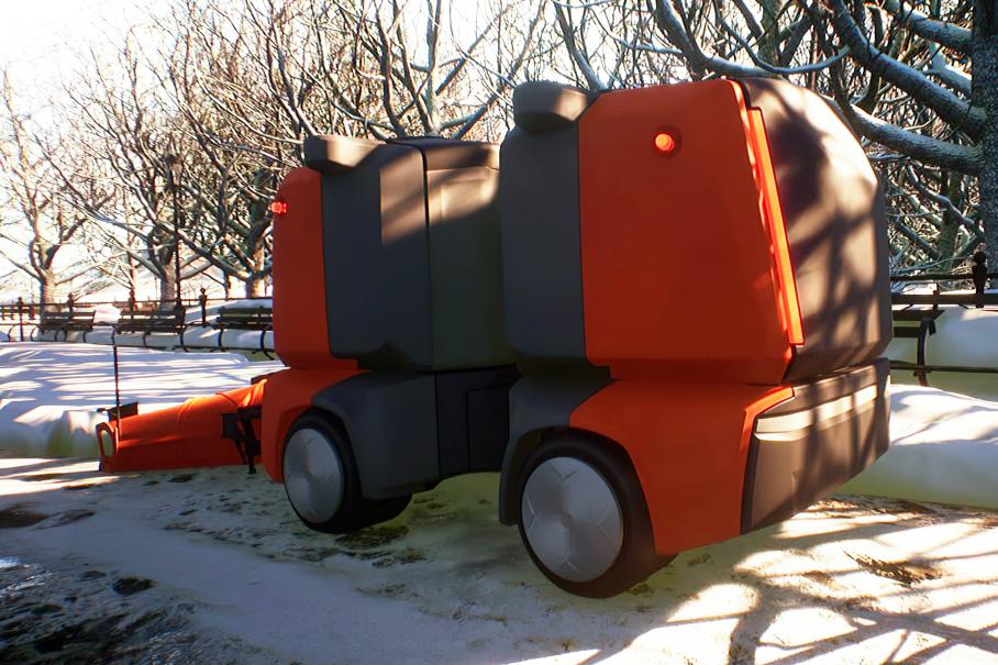 Российские улицы будет убирать электрический беспилотник