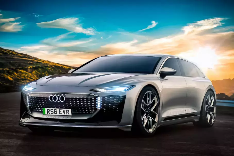 Неофициальный рендер Audi RS6 e-tron