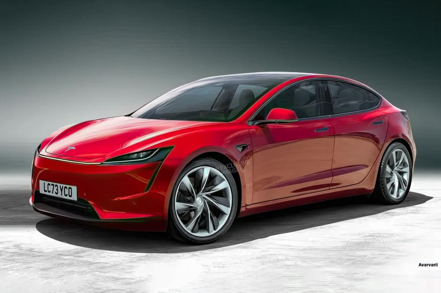 Неофициальный рендер будущей модели Tesla