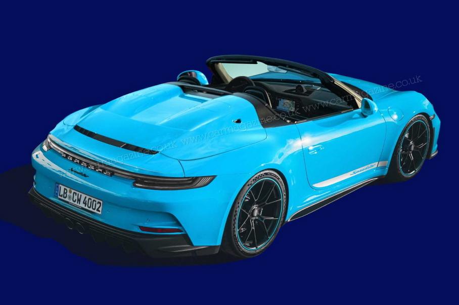 Porsche 992 Speedster, неофициальный рендер Car Magazine