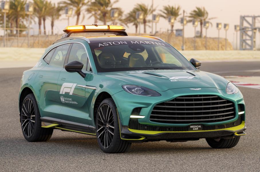 Aston Martin DBX707 стал новой медицинской машиной Формулы-1