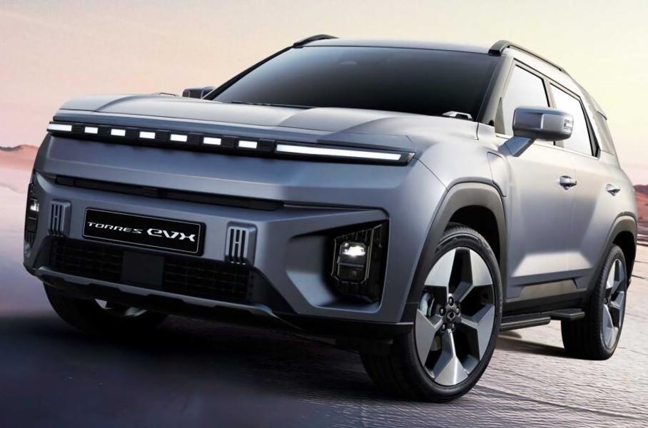 Кроссовер SsangYong Torres перевели на электротягу