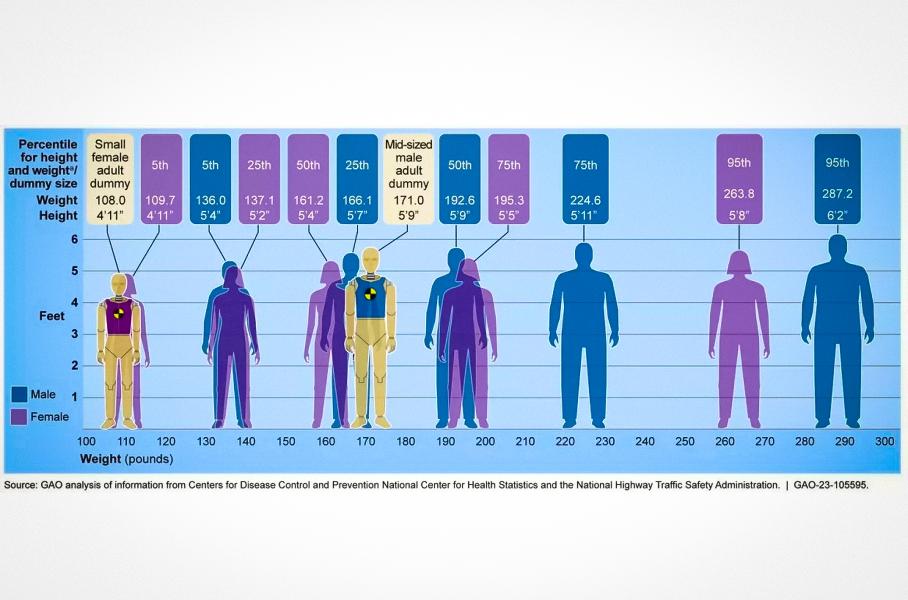 Манекены для краш-теста перестанут быть гендерно-нейтральными