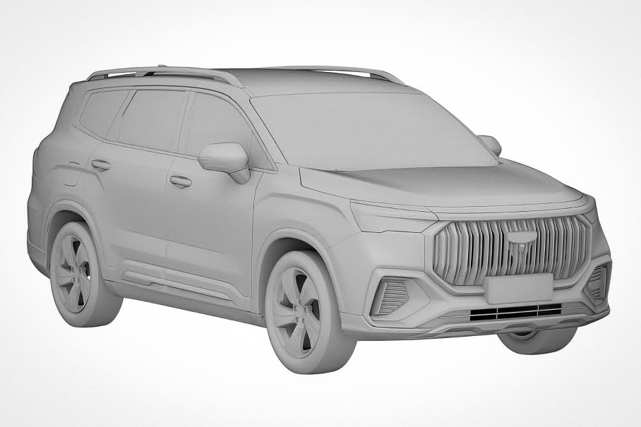 Geely запатентовала в России новый большой кроссовер