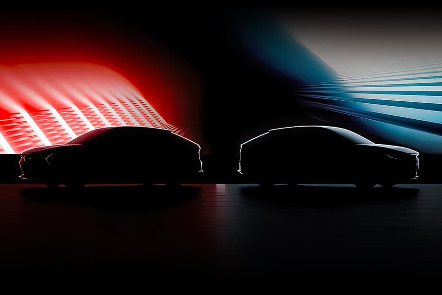 Тизер Honda e:NS1 и Honda e:NP1