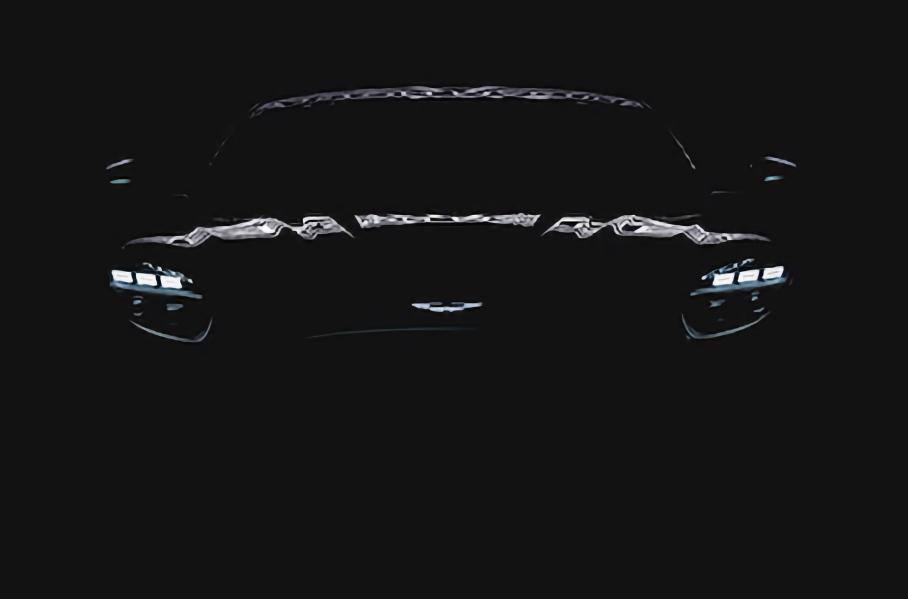Появилось первое изображение нового суперкара Aston Martin DB12