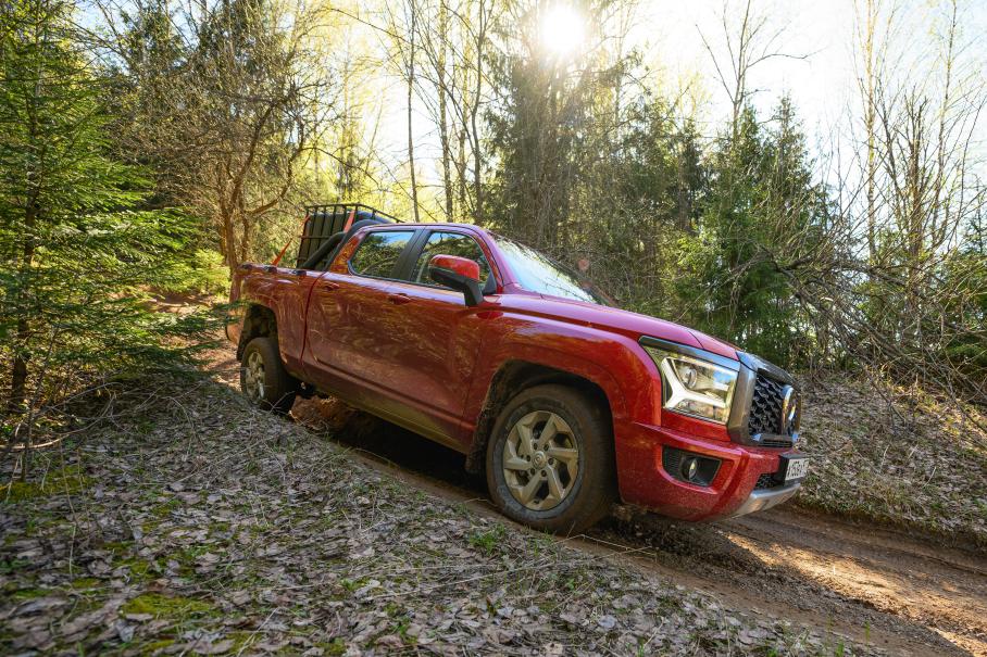 Масса полезной нагрузки пикапа достигает 975 килограммов