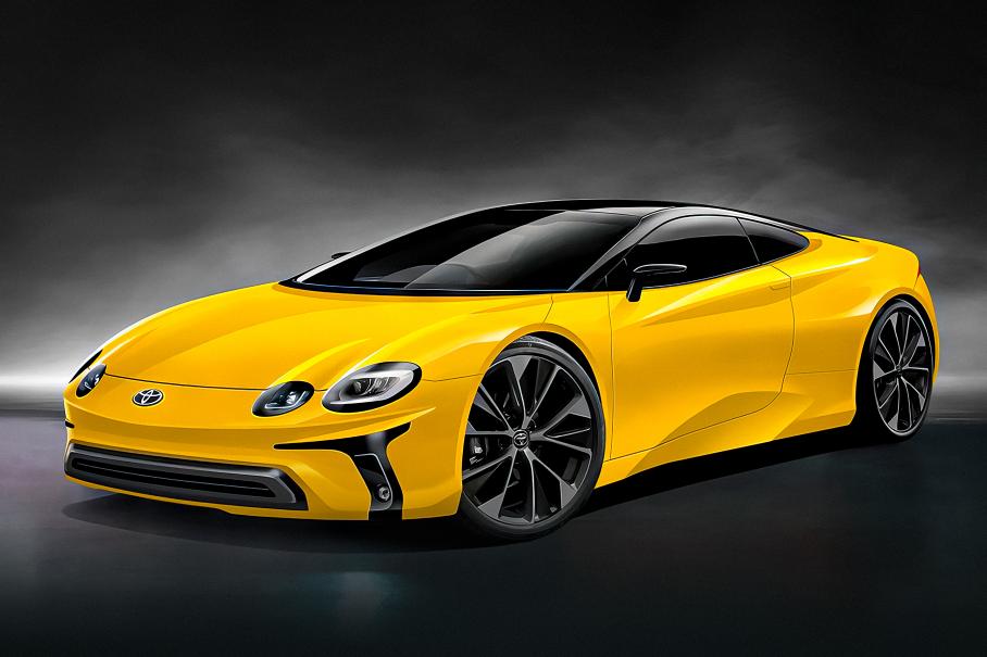 Независимый рендер возрожденной Toyota Celica