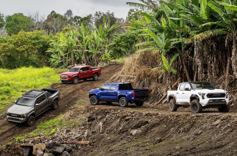 Новая Toyota Tacoma: гибридная установка и версии для бездорожья