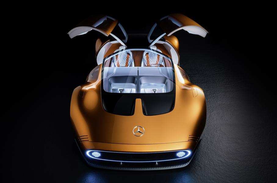 Mercedes-Benz представил ретрофутуристичный электросуперкар Vision One-Eleven