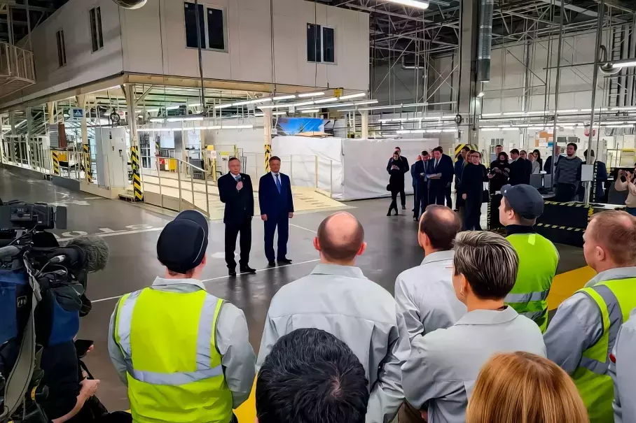 Завод Lada в Санкт-Петербурге. Архивное фото.