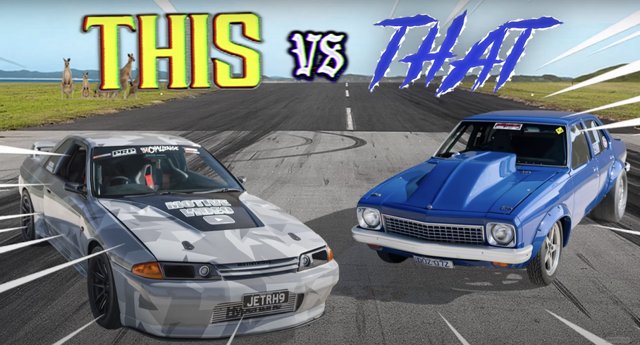 Видео: купе Nissan Skyline GT-R и седан Holden Torana свели в гонке по прямой