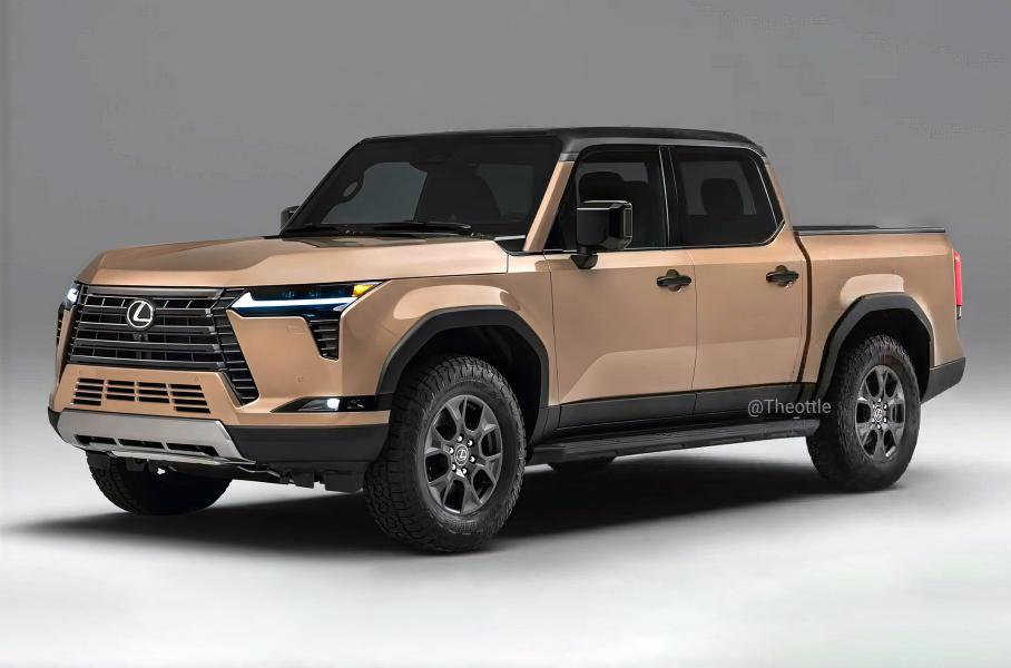 Неофициальный рендер пикапа Lexus GX