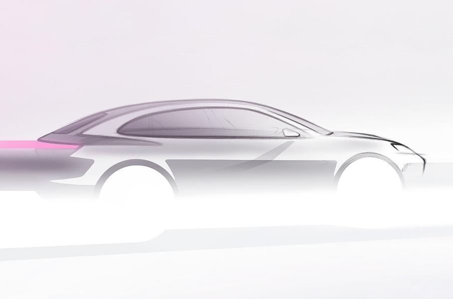 Официальный скетч нового Porsche Macan