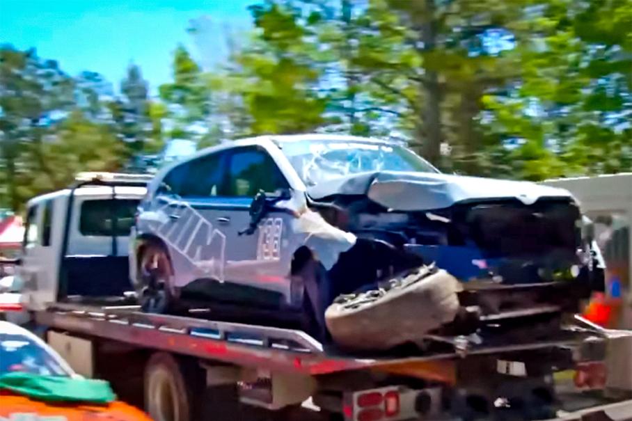 Супергибрид BMW XM разбился в попытке установить рекорд