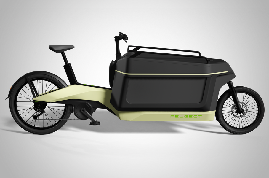 Peugeot выпустила грузовой электровелосипед