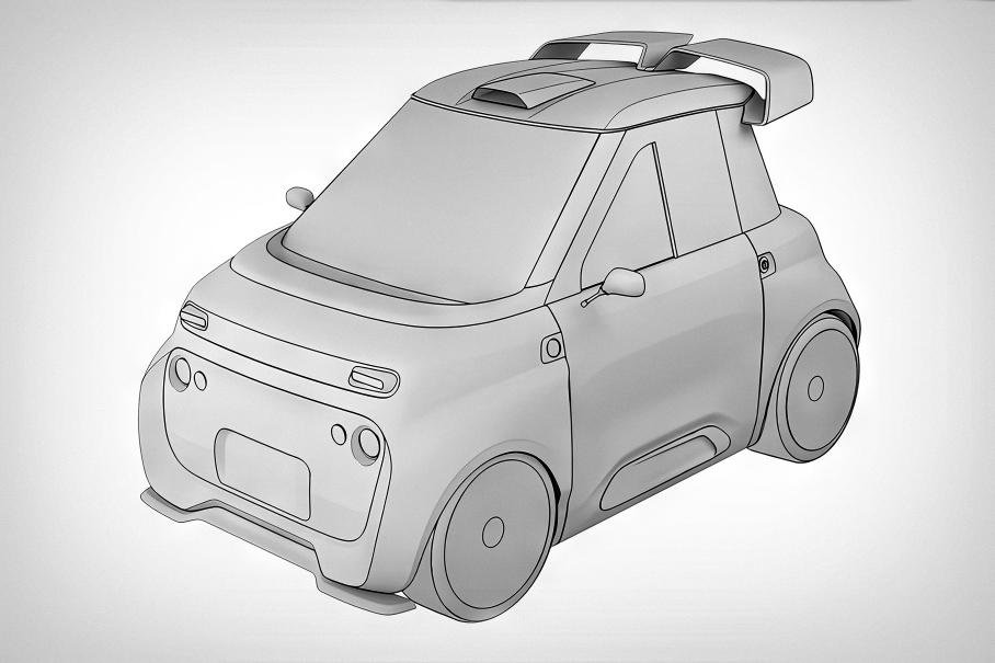 Вот так выглядит микрокар, который будут собирать на экс-заводе Toyota в России