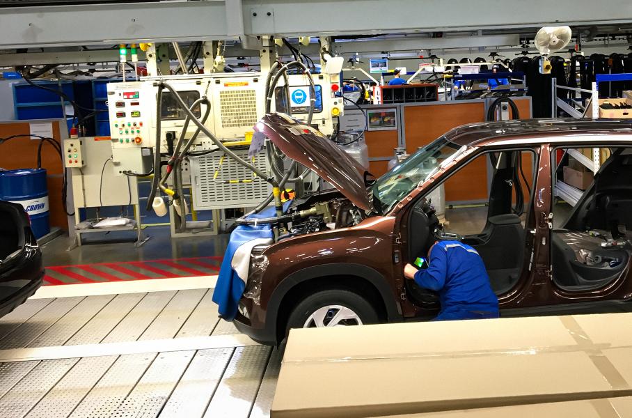 Российский завод Hyundai. Архивное фото