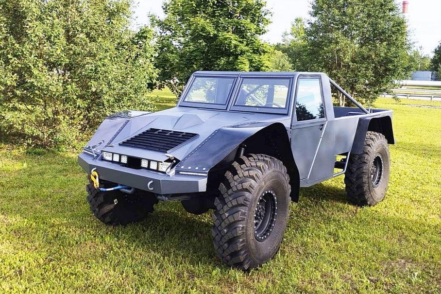 Представлен новый вездеход-пикап от создателя болотохода «Шерп»