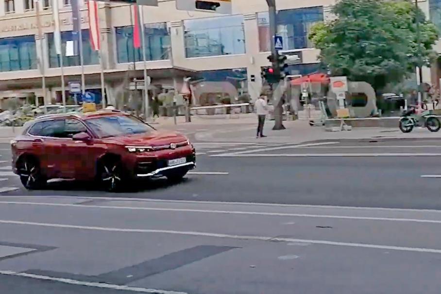 Новый Volkswagen Tiguan проехался на камеру