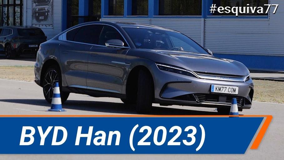 Видео: китайский седан BYD Han напугал экспертов на «лосином тесте»