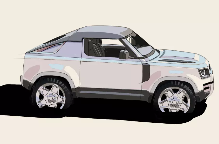 Land Rover Defender превратят в двухместный «спайдер»