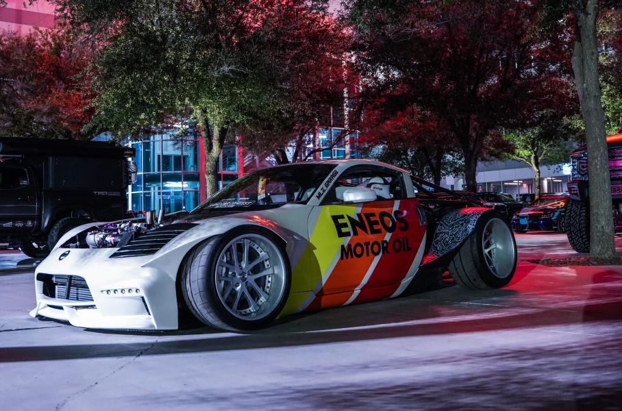 Nissan 350Z превратили в дрифт-кар с двумя турбомоторами Honda