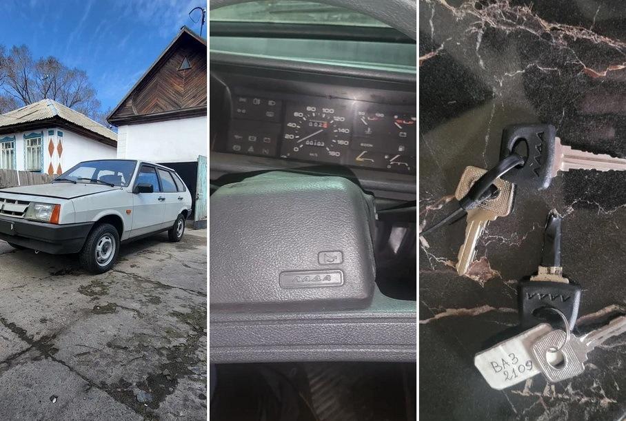 В Казахстане продают ВАЗ-2109, простоявший в гараже более 30 лет