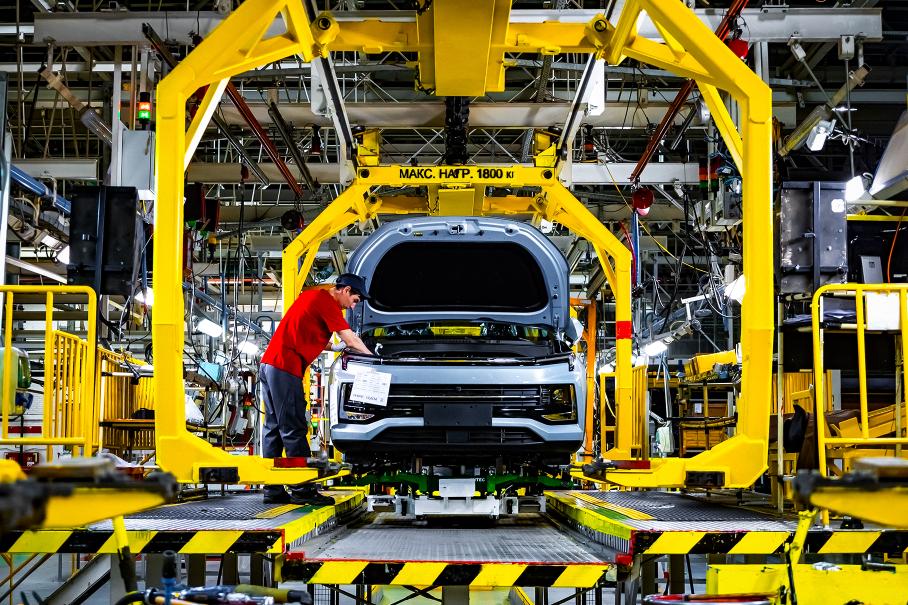 В России на 10 процентов выросло производство автомобилей