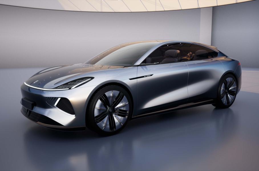 Skywell показала электрический седан с системой мониторинга здоровья