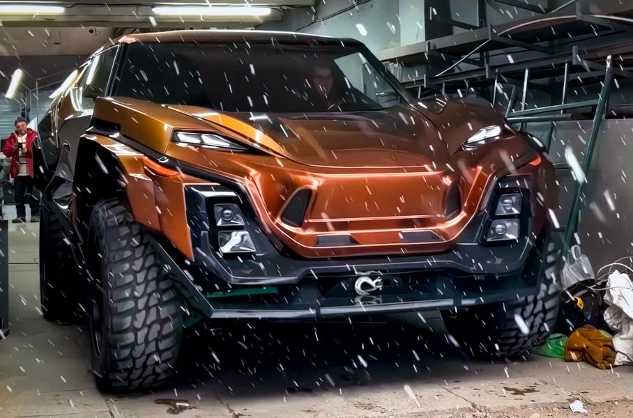 Российский внедорожник Visuva показали на видео